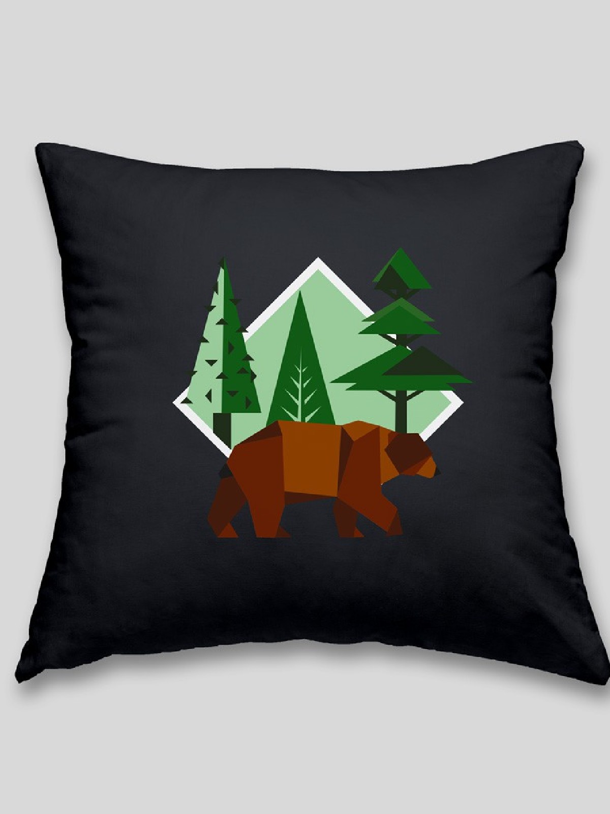 Brown bear cushion