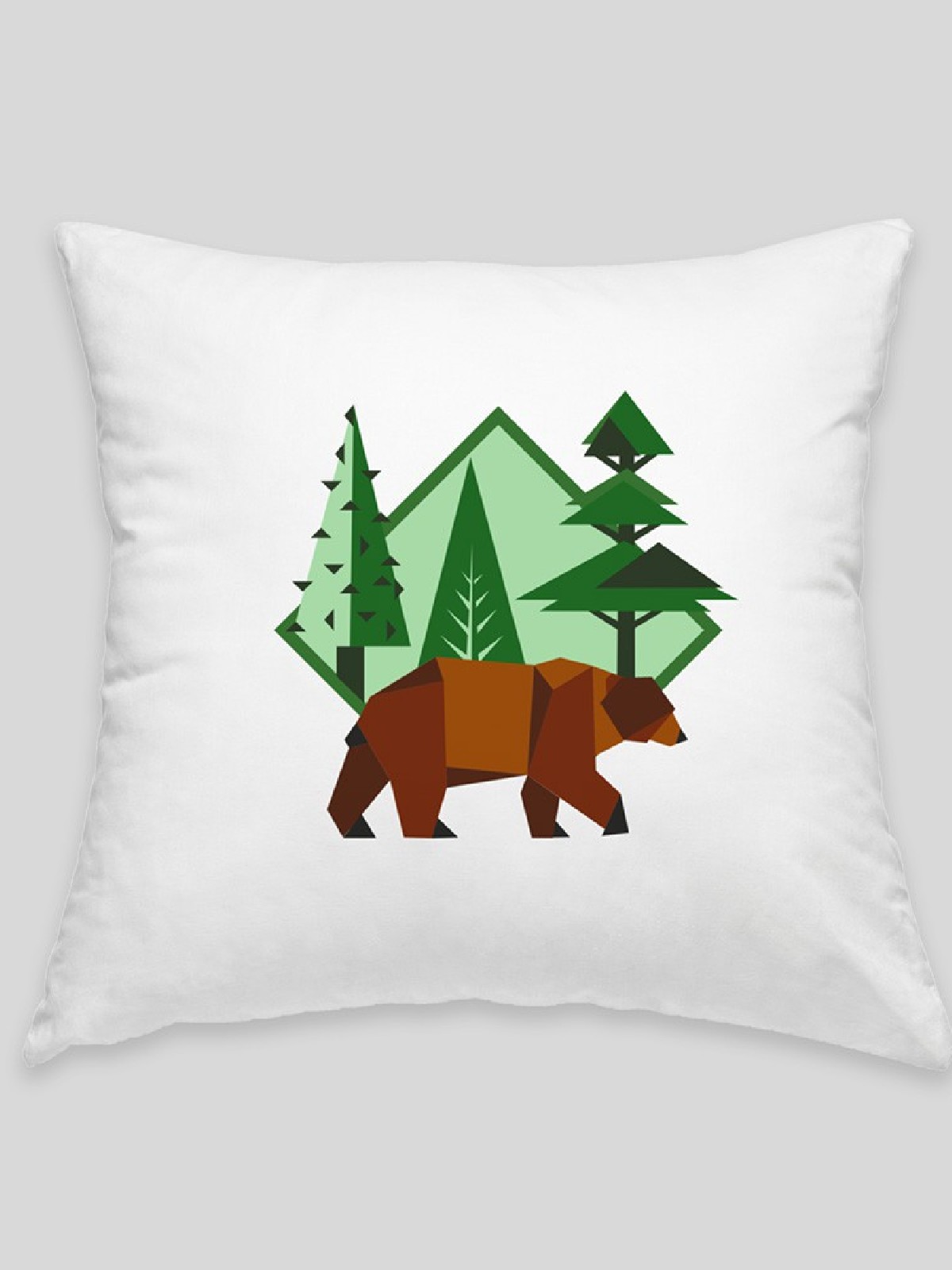 Brown bear cushion