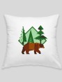 Brown bear cushion