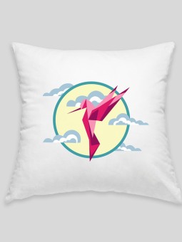 Hummingbird cushion